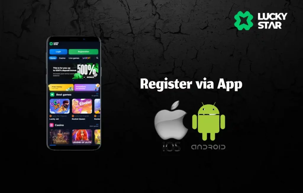 lucky star app register India